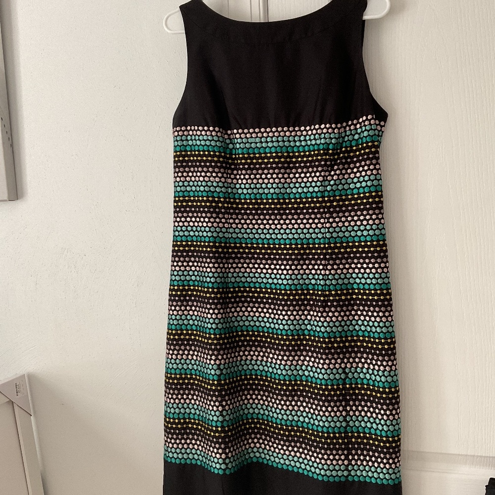 Monsoon London Black Shift Dress - 10